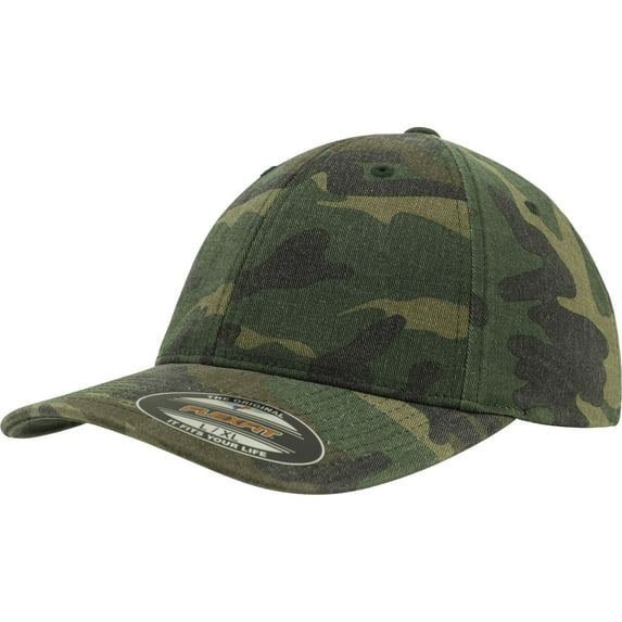 Flexfit Garment Washed Camo Baseball Cap