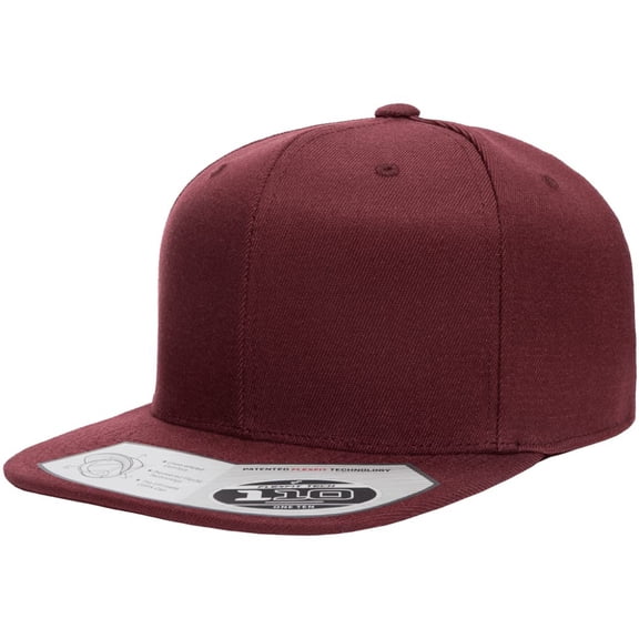 Flexfit Men's 110 Classic Snapback, Black, XX-Large