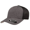 thumbnail image 1 of Flexfit Men's 110 Mesh Cap, Melange Charcoal/Black, XX-Large, 1 of 1