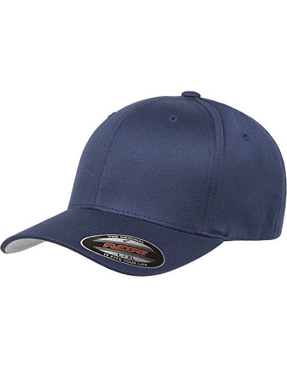 Men's Athletic Baseball Fitted Cap, Navy, S/M