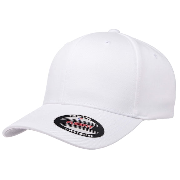 Flexfit Men's Athletic Baseball Fitted Cap White