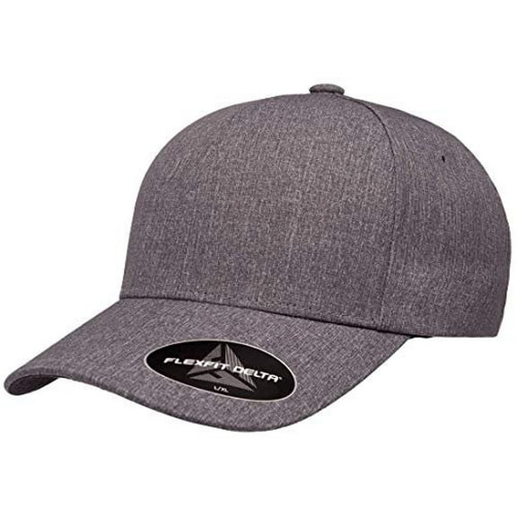 Flexfit Men's Delta Seamless Cap, Melange Blue, S/M