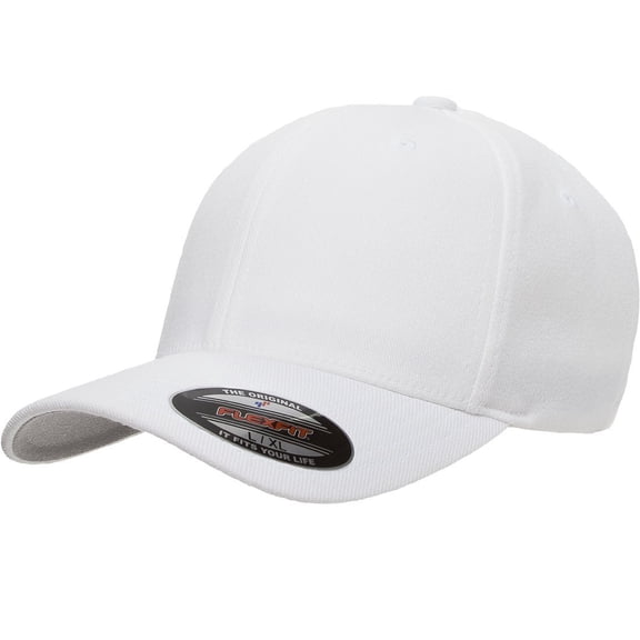 Flexfit Men's Wool Blend Athletic Hat White