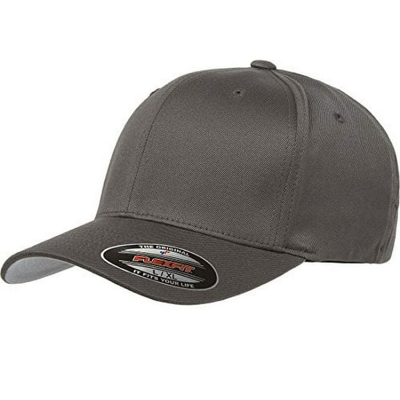 Flexfit Mens Men's Athletic Baseball Fitted Cap, Dark Gray, Large-X-Large US
