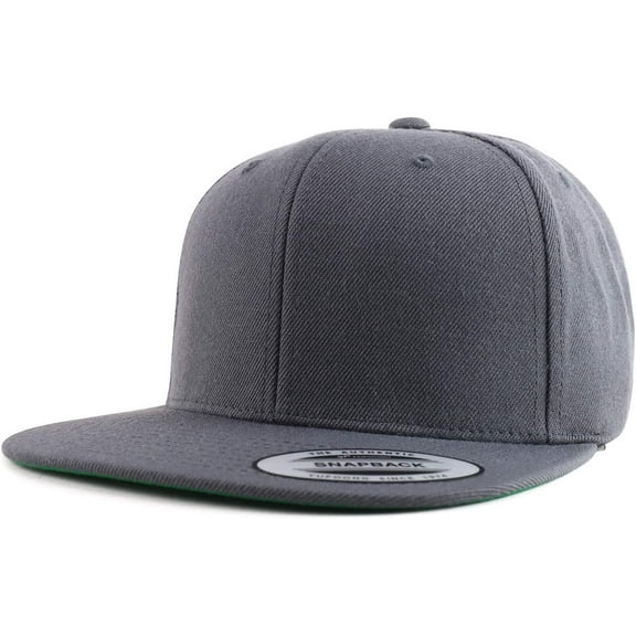Flexfit Oversize XXL Structured Blank Flatbill Snapback Cap