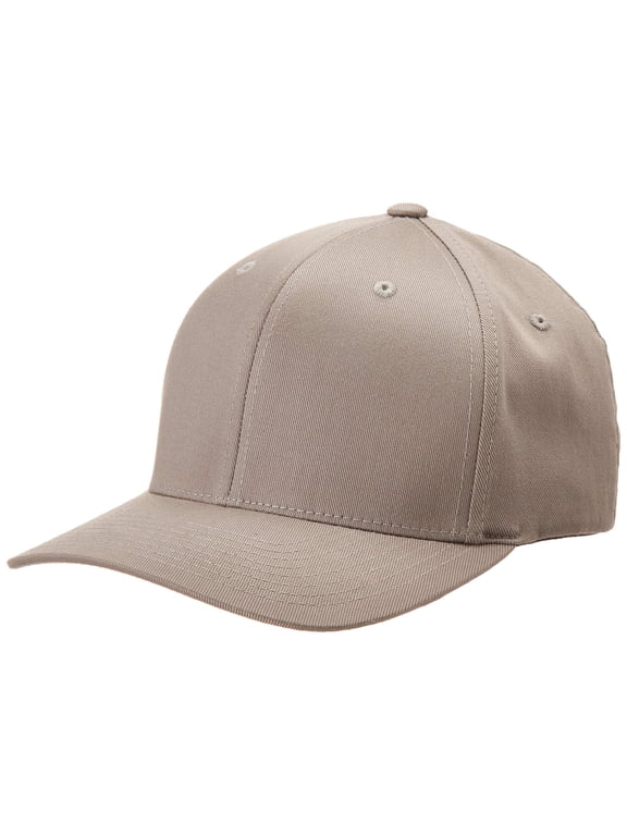 Unisex Wooly Combed Twill Cap - 6277, Gray, Adult XXL 7 3/8" - 8"