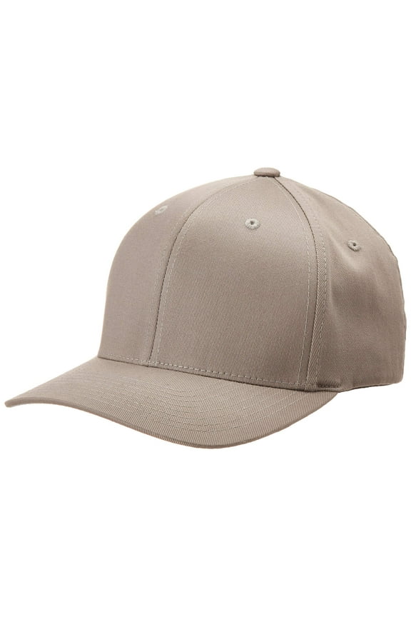 Unisex Wooly Combed Twill Cap - 6277, Gray, Adult XXL 7 3/8" - 8"