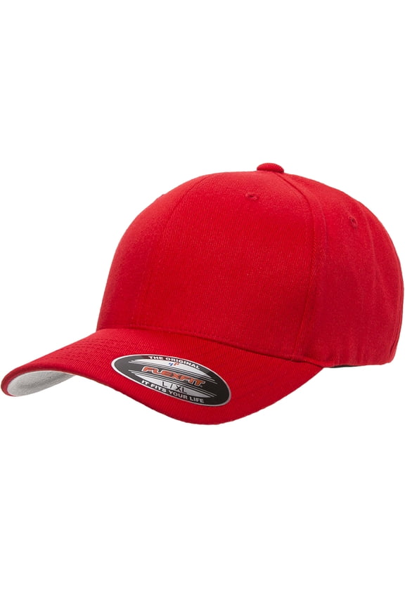 Wool Athletic Shape Cap , 6477 , Heather Grey , Large/X-Large