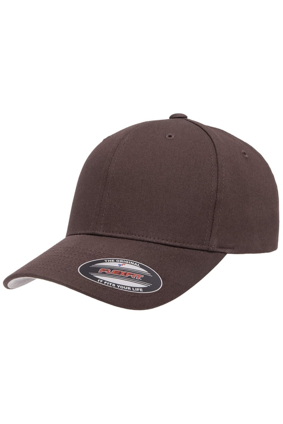 /Yupoong Cotton Twill Fitted Cap XX-Large, Brown