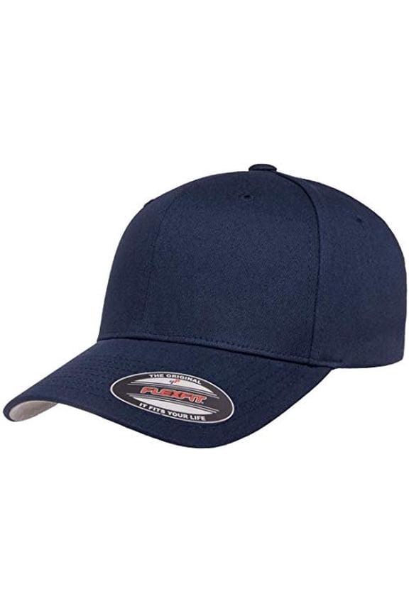 /Yupoong Cotton Twill Fitted Cap XX-Large, Navy