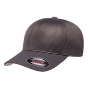 Flexfit mens 360 Omnimesh Cap, Charcoal, Large-X-Large US