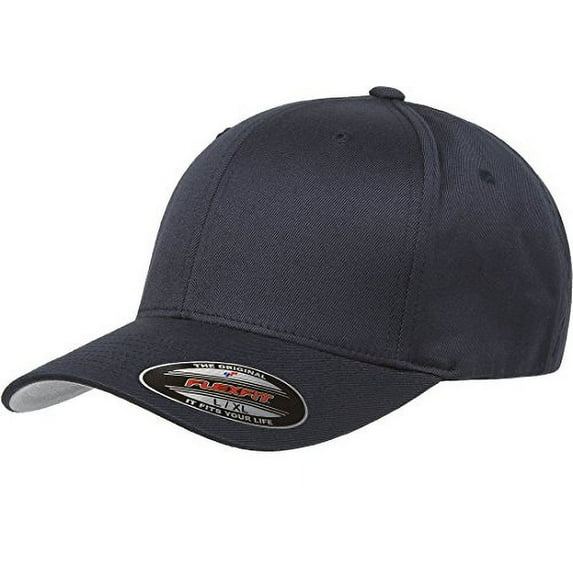 Flexfit Men's Athletic Baseball Fitted Cap, Navy, Large-X-Large