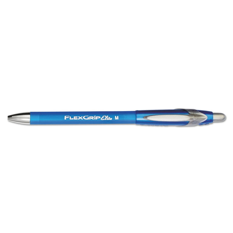 FlexGrip Elite Ballpoint Pen, Retractable, Medium 1 mm, Blue Ink, Blue Barrel, Dozen FlexGrip Elite Ballpoint Pen, Retractable, Medium 1 mm, Blue Ink, Blue Barrel, Dozen