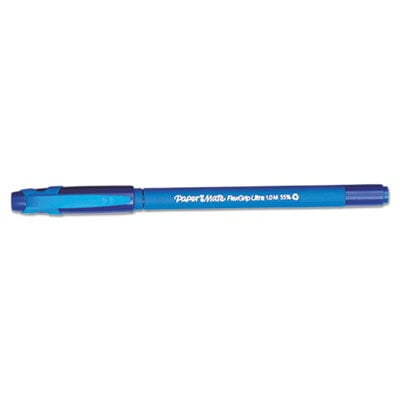 FlexGrip Ultra Recycled Ballpoint Pen, Retractable, Medium 1 mm, Blue Ink, Blue Barrel, Dozen FlexGrip Ultra Recycled Ballpoint Pen, Retractable, Medium 1 mm, Blue Ink, Blue Barrel, Dozen