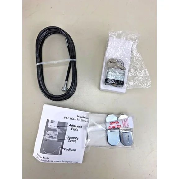 Flexguard Lk22B Cable Lock For Desktop Computers, Laptops, Tablets, Projectors