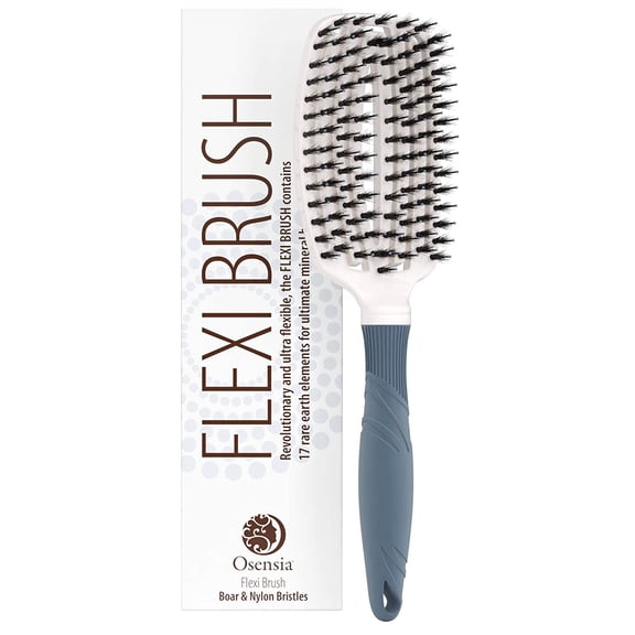Flexi Brush, Boar & Nylon Bristles, 1 Brush, Osensia