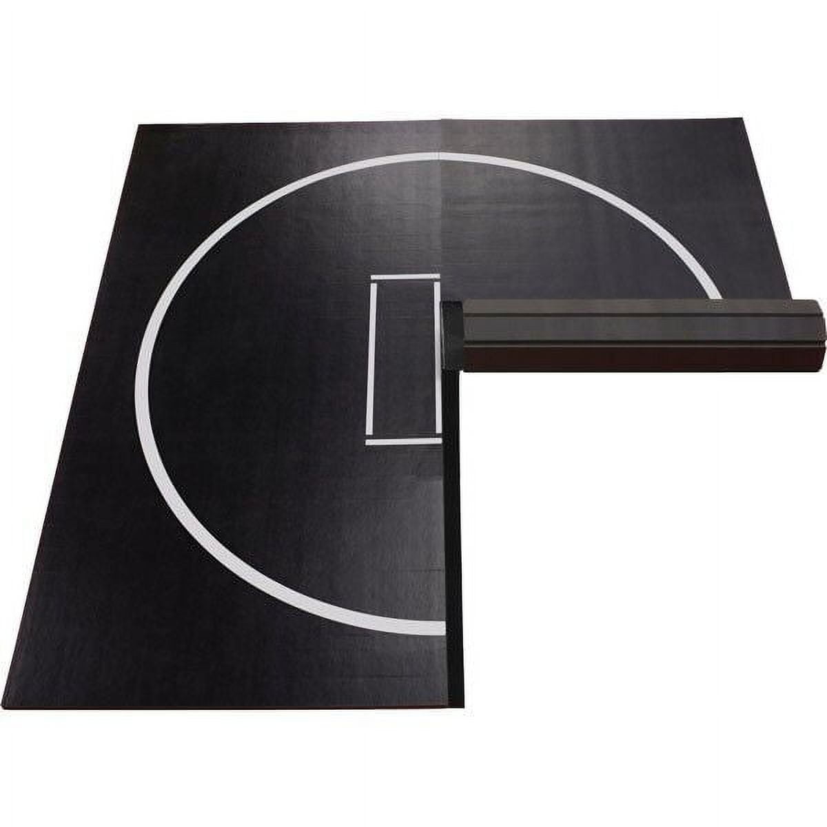 FlexiConnect Home Wrestling Mat, 10'x10', Black