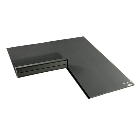 Dollamur 10'x10'x1.25" Martial Arts Mat, Charcoal Gray, Tatami, FLEXI-Connect
