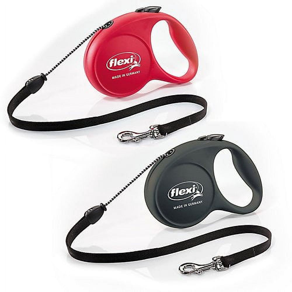 Flexi Fun Retractable Dog Leash XSmall Black - Walmart.com
