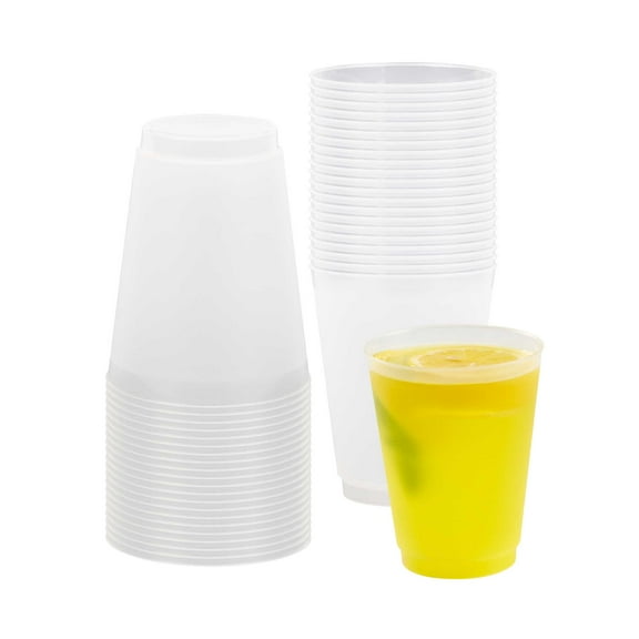 Flexi Grip 20 oz Round Frosted Plastic Cup - 3 3/4" x 3 3/4" x 5 1/4" - 500 count box