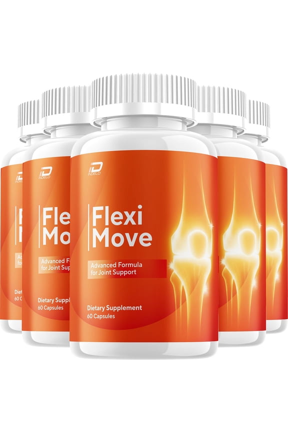 Flexi Move Capsule - FlexiMove Advanced Formula for Joint Support Supplement, 5 Pack, 300 Capsules