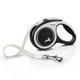 thumbnail image 1 of Flexi New Comfort Extra-Small Tape Retractable Dog Leash, 10 ft, Grey (For Dogs up to 26 lbs), 1 of 6