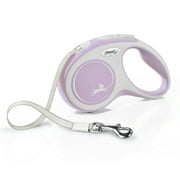 Flexi New Comfort Small Tape Retractable Dog Leash, 16 ft, Pink (For dogs up to 33 lbs)