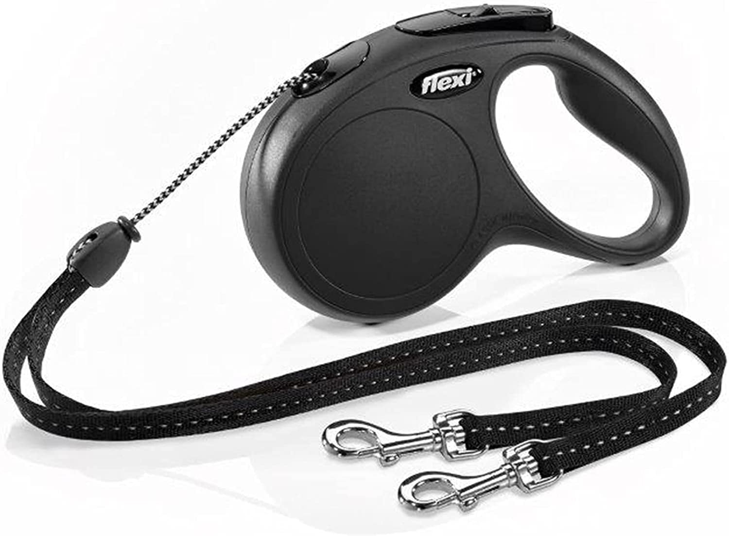 Flexi Duo Retractable Dog Leash, 16 ft Cord, Walk 2 Small Dogs Up to 18 lbs  Each - Walmart.com