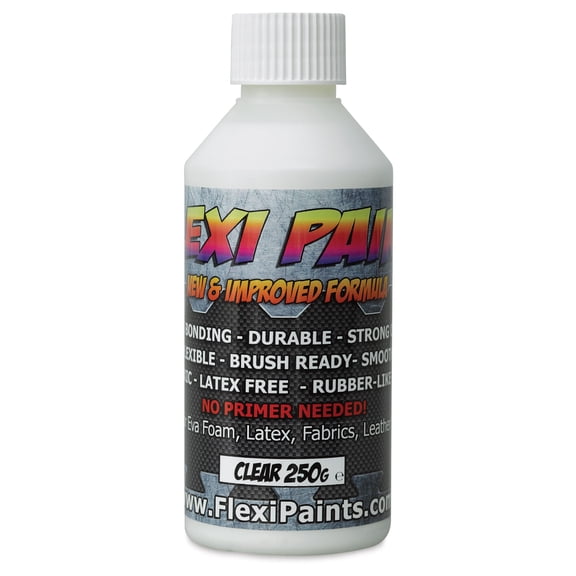 Flexi Paint Waterbased Flexible Cosplay Paint - Clear, 250 g (0.55 lb)