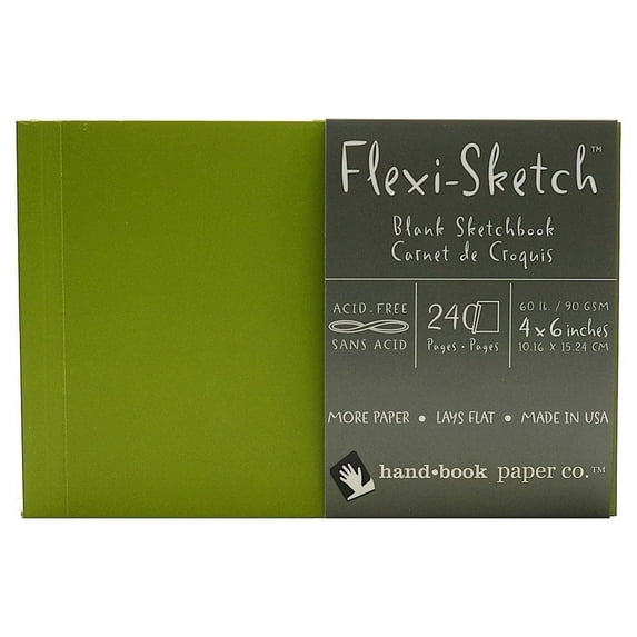 Flexi-Sketch Sketchbooks pool, 7 in. x 5 in., portrait (pack of 3)