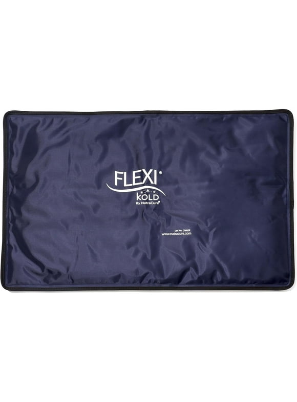 FlexiKold Gel Cold Pack (Oversize: 13" x 21.5") - Ice Compress, Therapy for Pain and Injuries of Shoulder, Back - A6302-COLD - (X-Large) by NatraCure