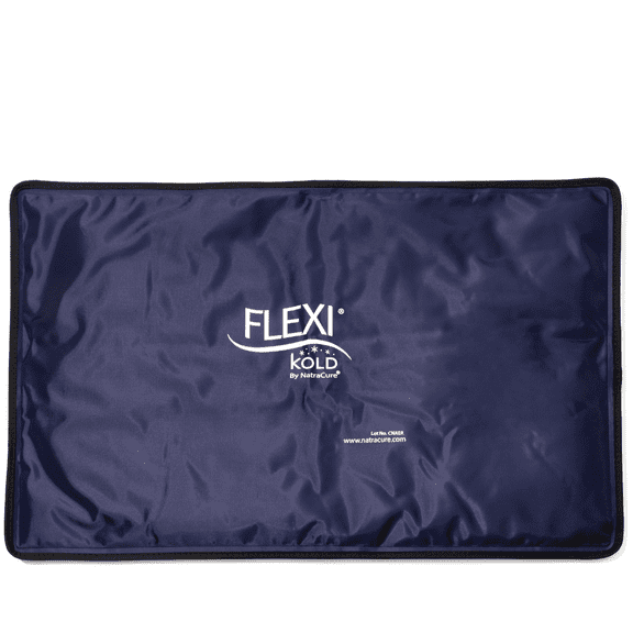 FlexiKold Gel Cold Pack (Oversize: 13" x 21.5") - Ice Compress, Therapy for Pain and Injuries of Shoulder, Back - A6302-COLD - (X-Large) by NatraCure
