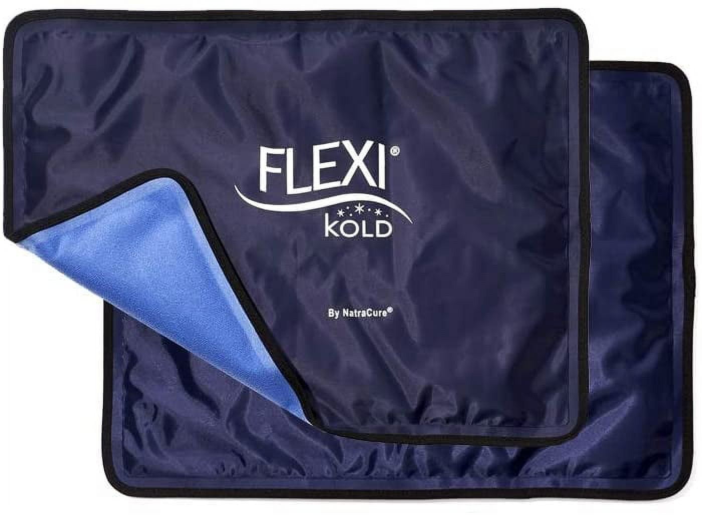 FlexiKold Gel Ice Packs with Straps (Standard Large) Two (2) Reusable