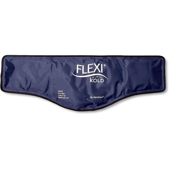 FlexiKold Gel Neck Ice Pack (23" X 8" X 5") - Reusable Cold Pack Compress (Therapy for Pain, Injuries of Neck, Lower Back, Shoulder, wrap Around Knee, Foot, Thigh, Elbow)