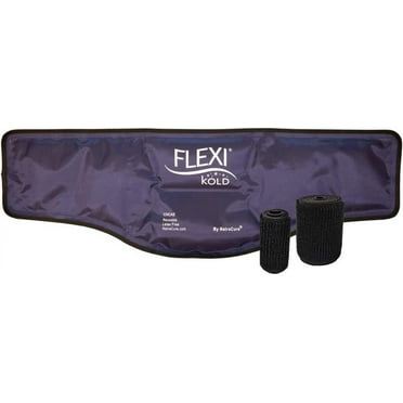FlexiKold Gel Neck Ice Pack w/ Straps - Help for Neck Pain or Neck Injury Recovery - Size: 23" x 8" x 5"