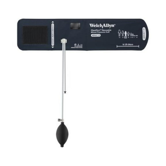 FlexiPort Blood Pressure Cuff and Bulb, Adult Arm Medium, 25 - 34 cm, 1 Count