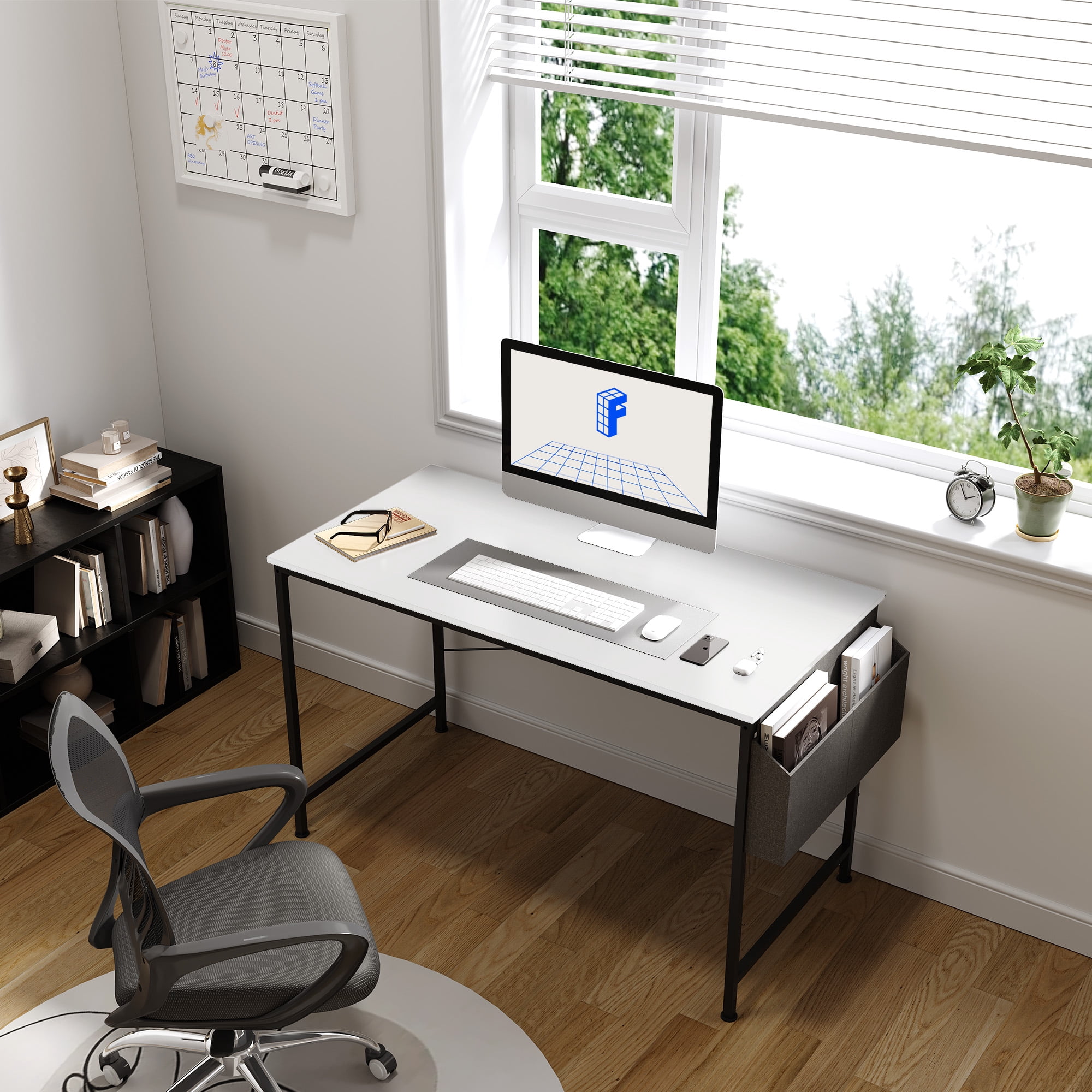 FlexiSpot Computer Desk Office Desk with Storage Bag Home Office Desk ...