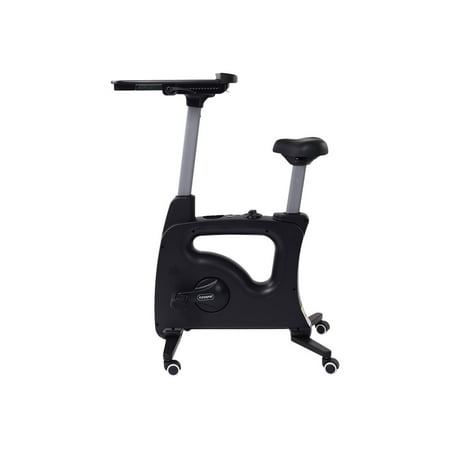 FlexiSpot Deskcise Pro V9 - Exercise bike workstation - upright - 8 resistance levels - LCD display - black