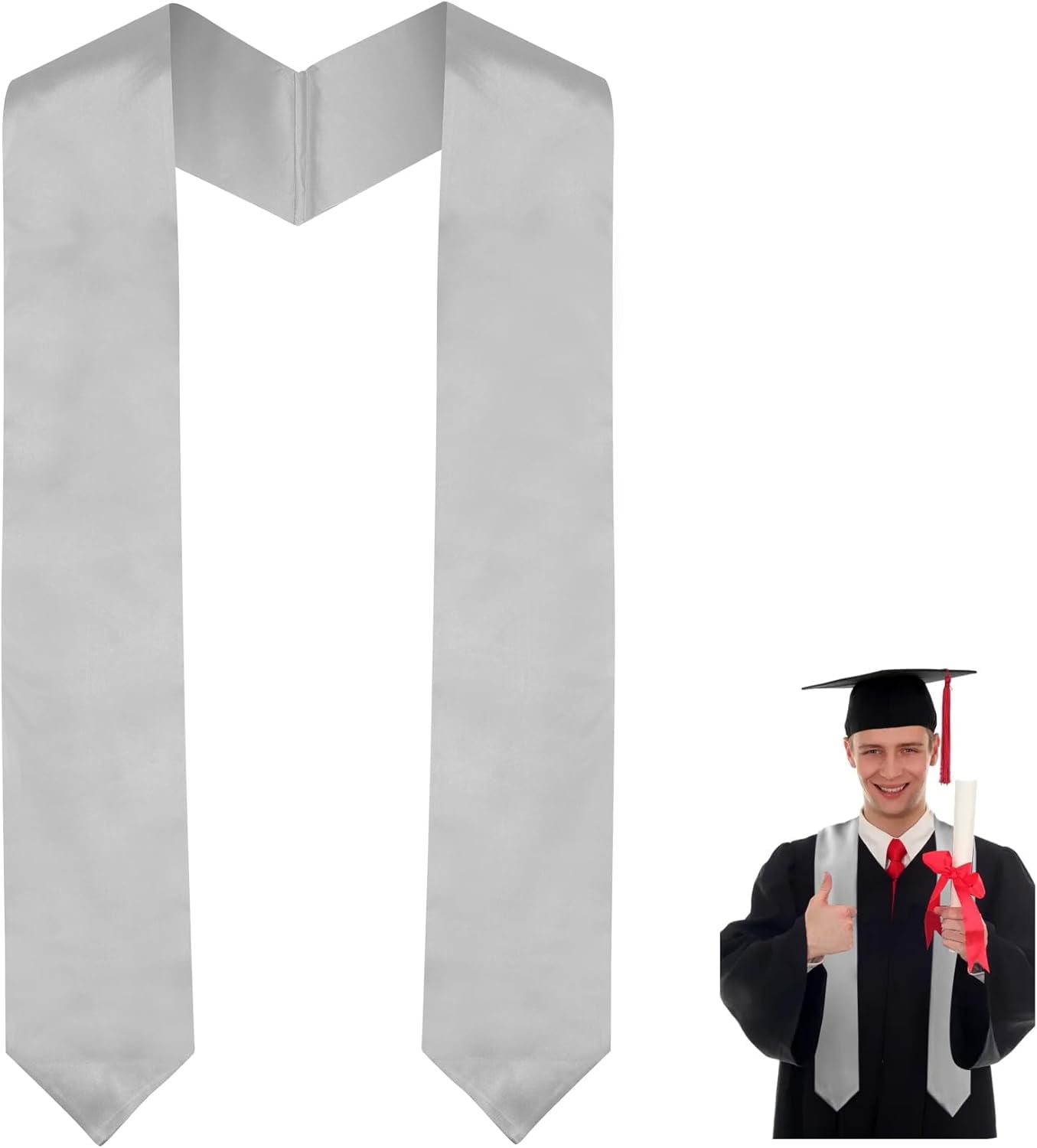 FlexiTonic Unisex Adult Graduation Stole Class of 2025 Graduation Sash
