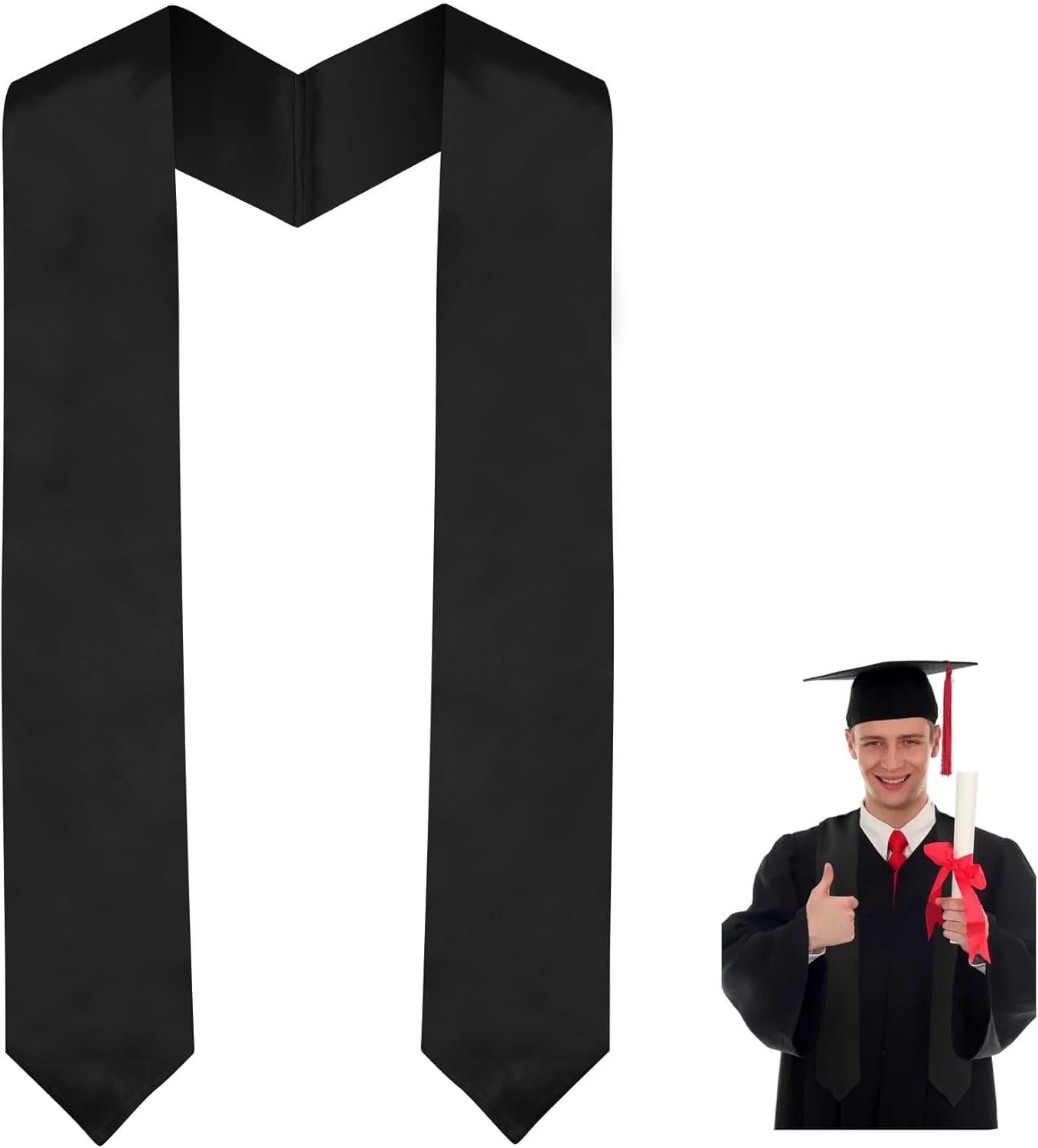 FlexiTonic Unisex Adult Graduation Stole Class of 2025 Graduation Sash