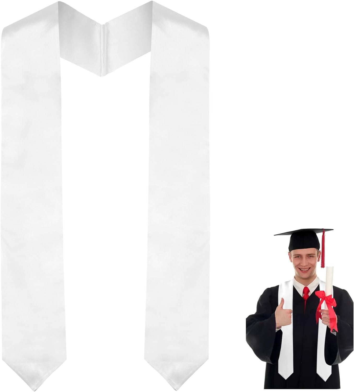 FlexiTonic Unisex Adult Graduation Stole Class of 2025 Graduation Sash