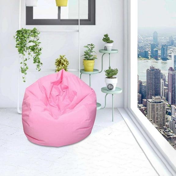Flexibility Beanbag Lazy Leisure And Entertainment Giant Bean Bag Chair Bed For Adults Kids Sofa Chair Storage Chair Cover, Waterproof Zippered Bean Bag Canvas Chair Cover Lounger Sack