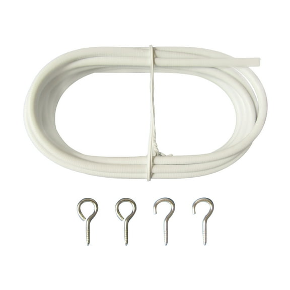 Flexible 10FT Curtain Wire with Hooks for Various Applications and Scenes