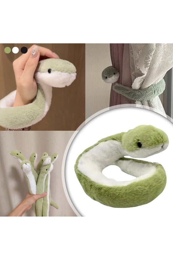 Flexible 16-Inch Snake Plush Toy, Cute Bendable Stuffed Animal Doll for Boys and Girls, Soft Jungle Gift Style #F071 green