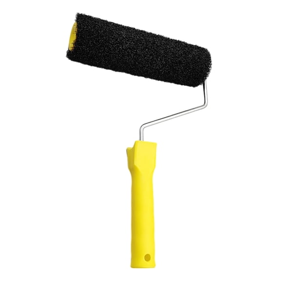 Flexible 25cm Roller Brush Ergonomic Handle Roller Brush Efficient Plaster Application Tool Durable for Wall Painting