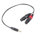 thumbnail image 1 of Flexible 3.5mm to 3Pin Female Cable Auditory Connectors PVC Shell, 1 of 17