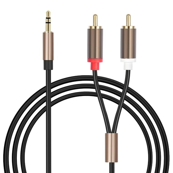 Flexible 3.5mm to RCAA Y Splitter Cable PVC Coating Wire for Easy ...