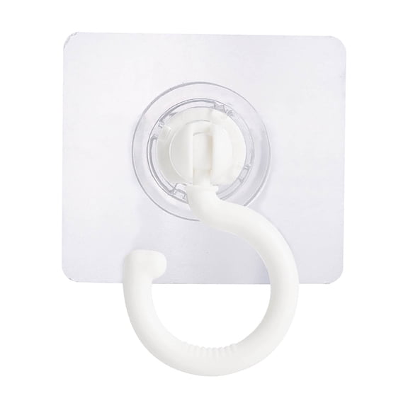 Flexible 360 Rotatable Adhesive Hooks, Punch Free Wall Mount Hanger, Space Saving Vertical Flip Holder, Multifunctional Household Organizer, Invisible Stylish Home Storage Accessory