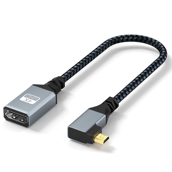 Flexible 4K60hz Video Cable 6x2.3mm to 14x4.5mm Video Extension Cord 3840x2160P Seamlessly Connection