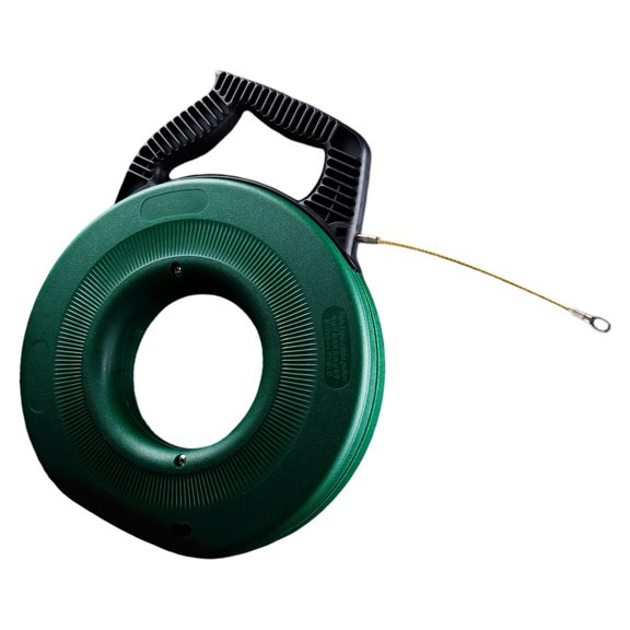 Flexible 50M Steel Conduit Snake Wire Puller with ABS Cores Heavy Duty Steel Fish Tape for Professional Electrical Work